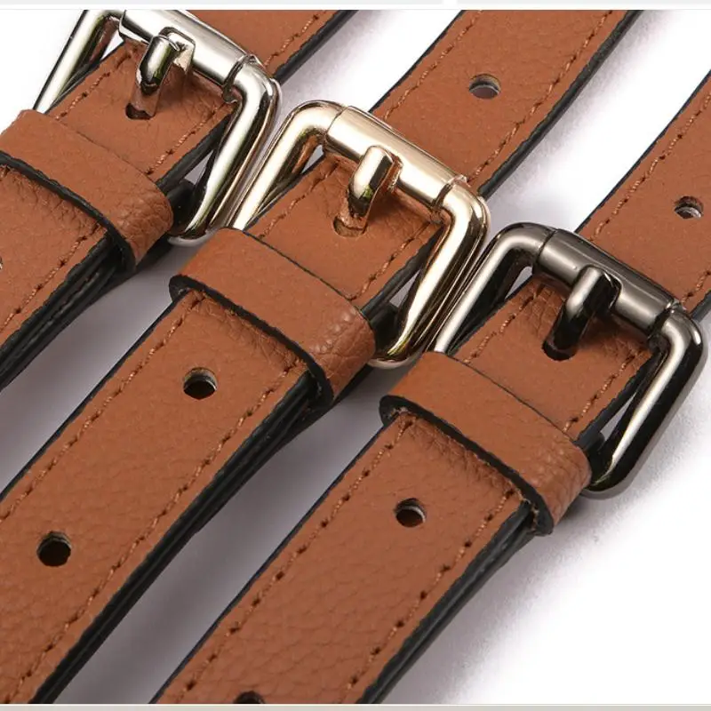 Регулируемый ремень для сумки из зернистой телячьей кожи переноски через плечо