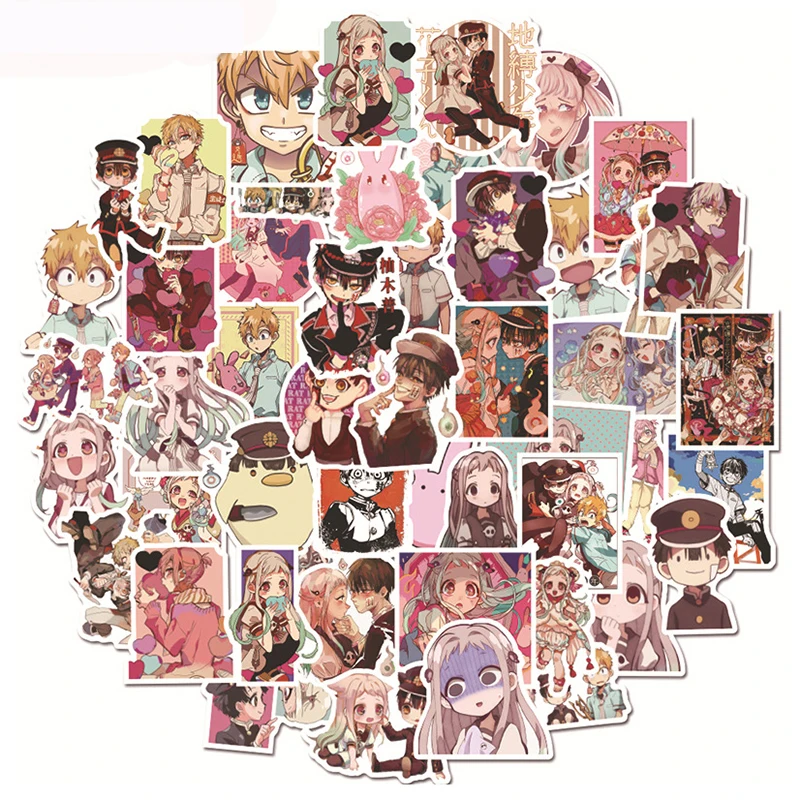 

10/30/50Pcs comic Toilet-Bound Hanako-kun Stickers For Motorcycle Laptop Skateboard Mobile Phone Guitar DIY Manual Album Sticker
