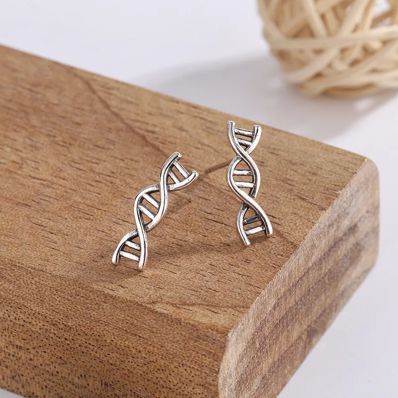 

Miuoxion Retro DNA Cross Earrings Exquisite Personality Party Punk Jewelry For Women Feature Namour Charm Gift All Seasons