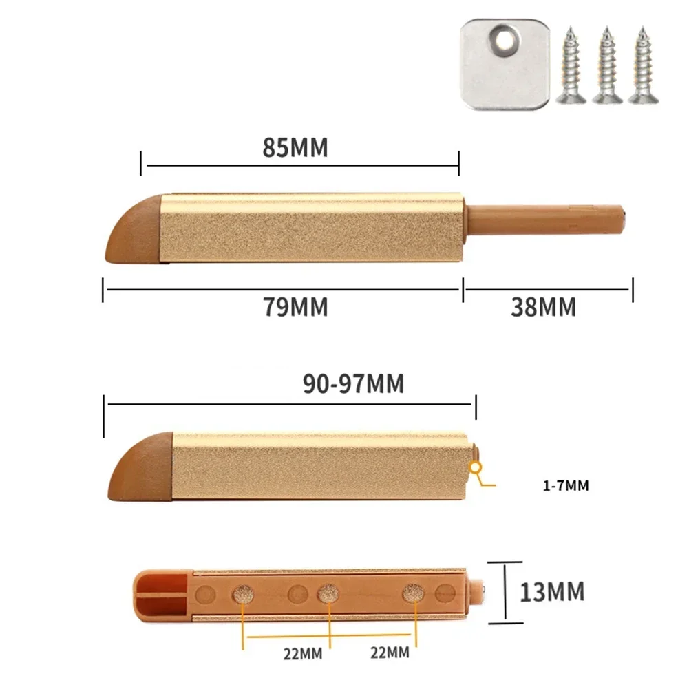 

Невидимые защелки для шкафа, чтобы открыть сенсорный фиксатор, дверная защелка, петля для шкафа, ящика, дверные демпферные буферы
