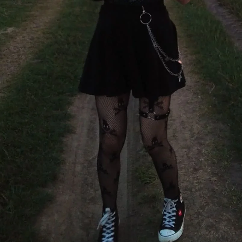 Бюстгальтер-клетка на бретелях черный топ с пентаграммой женское бондажное