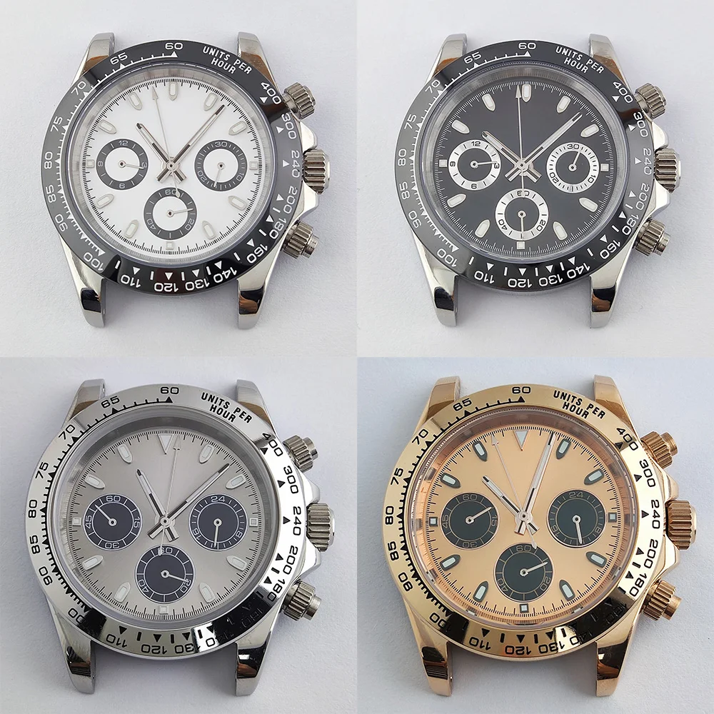 

Японские часы-хронограф VK63, кварцевый механизм 39 мм, нержавеющая сталь