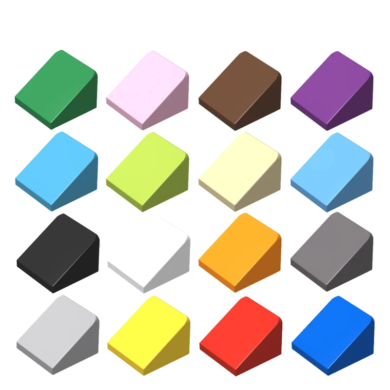 Конструктор MOC 54200 серия аксессуаров 1x1x 2/3 наклонный Наклонный кирпич