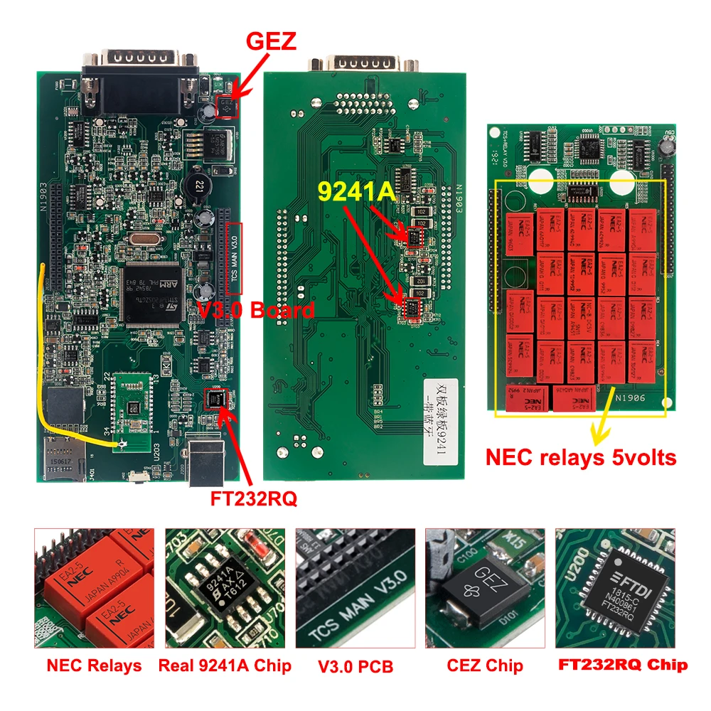 Автомобильный диагностический инструмент Multidiag Pro + Bluetooth 2020 23 с Keygen V3.0 NEC Real 924 Dual