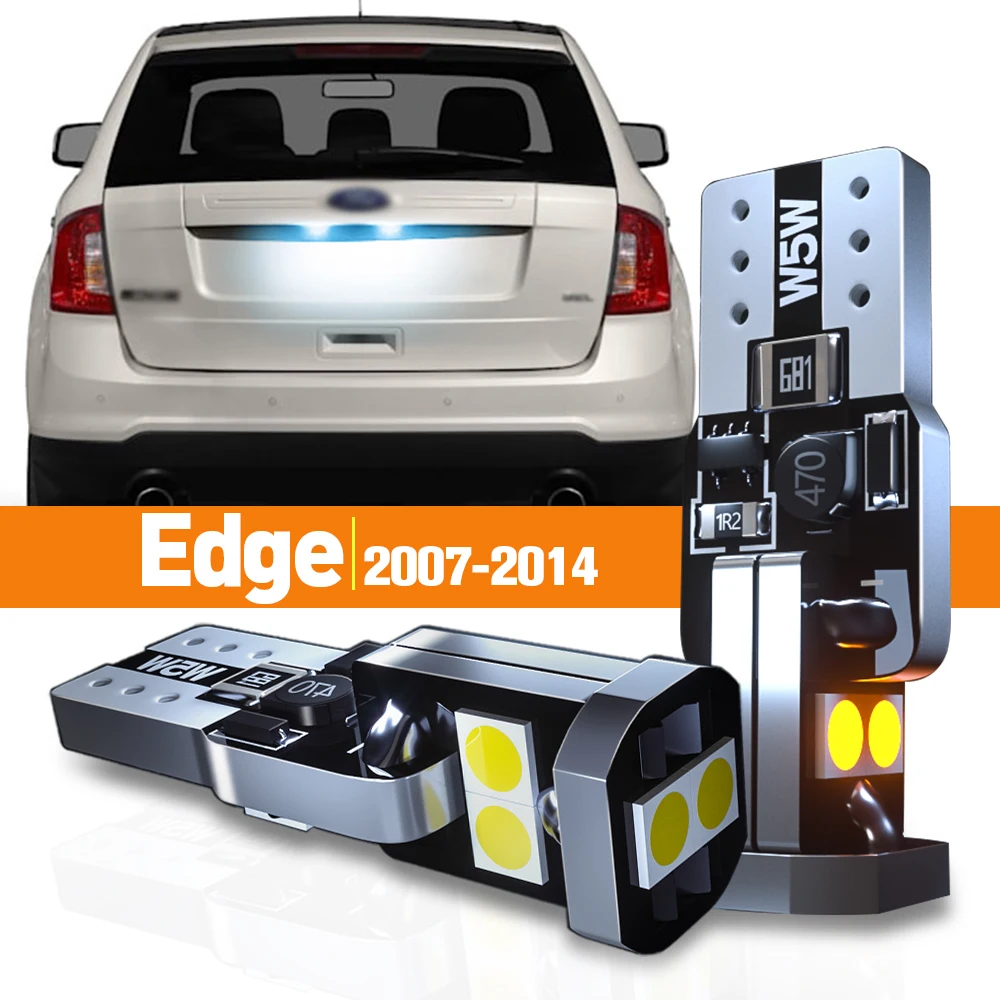 

2x LED License Plate Light For Ford Edge 2007 2008 2009 2010 2011 2012 2013 2014 Accessories Canbus Lamp