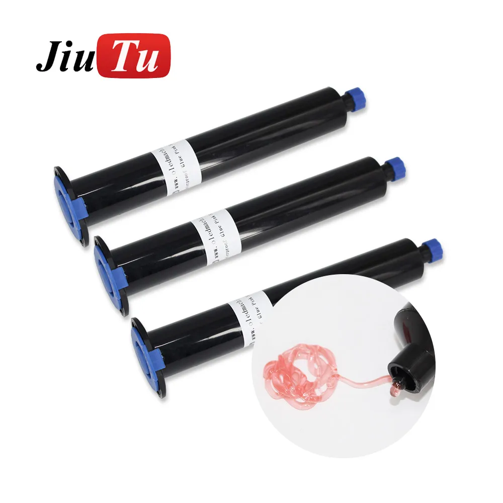 

Jiutu новая формула розовый УФ-отверждаемый водостойкий клей УФ-отверждаемый клей для машины для полировки ЖК-экрана телефона