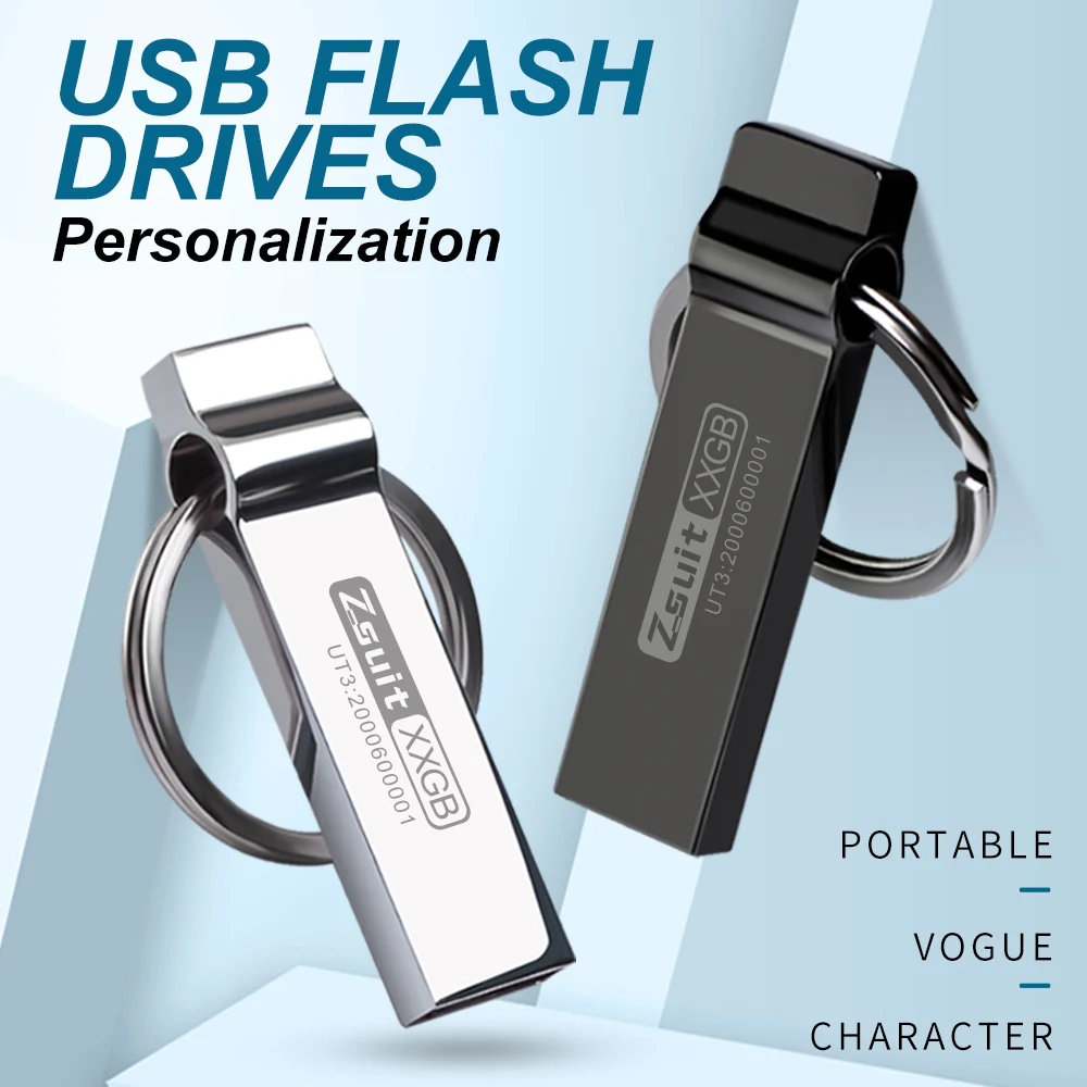 Фото USB-флеш-накопитель в металлическом корпусе, 32-3,0 Гб  флешка usb №2