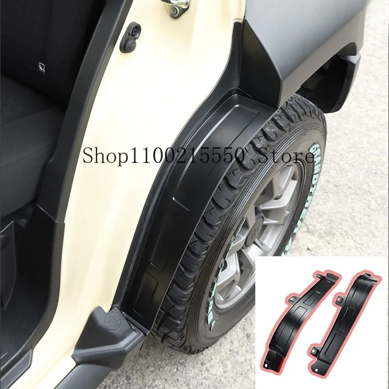 Фото Для Suzuki Jimny 2024 2025 брызговик 5 дверей Jimny JC74 задняя дверь крыло колесная арка подкладка внутренняя подкладка брызговик 2 шт./компл. №1