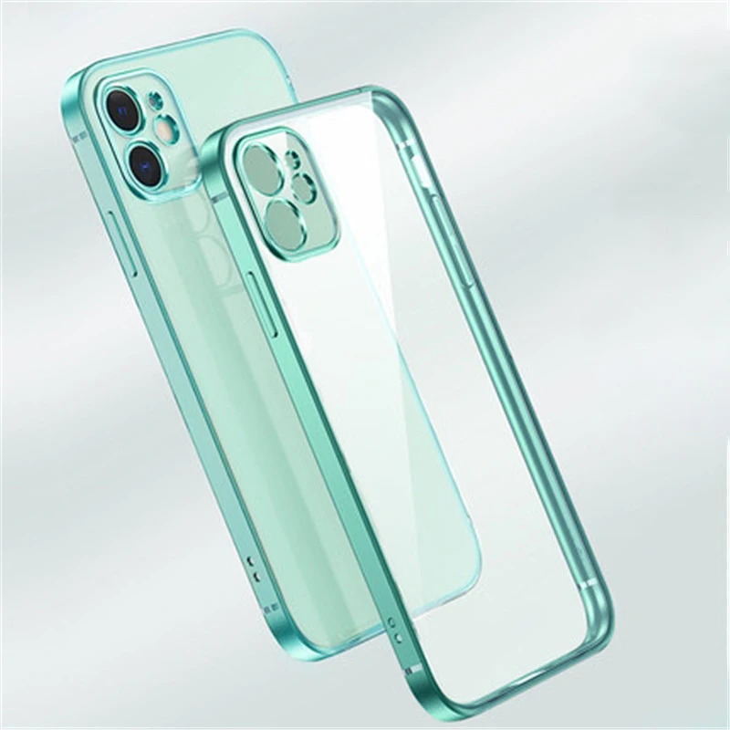 

For iPhone 13 Pro Max Transparent Soft Phone Case For iPhone 11 12 13 Pro Max Mini XS Max XR X 7 8 Plus SE 2020 Clear Back Cover