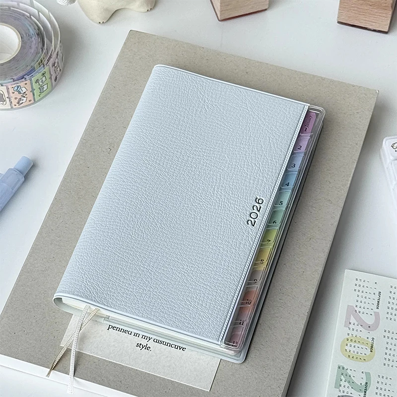 

Кожаный ежедневник-планер 2026