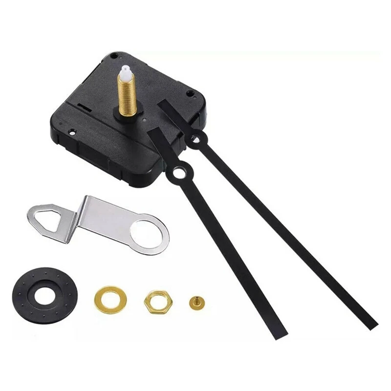 

5X 31 Mm Long Shaft Quartz Clock Movement Mechanism DIY Clock Repair Kit Clock Mechanism Replacement
