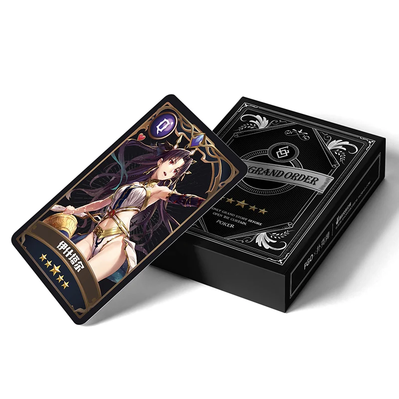 Fate/Fgo Joan of Arc Gilgamesh Saber Bronzing Card Poker Cards Games Anime Character Two-dimensional Game Family Toy Cards images - 6