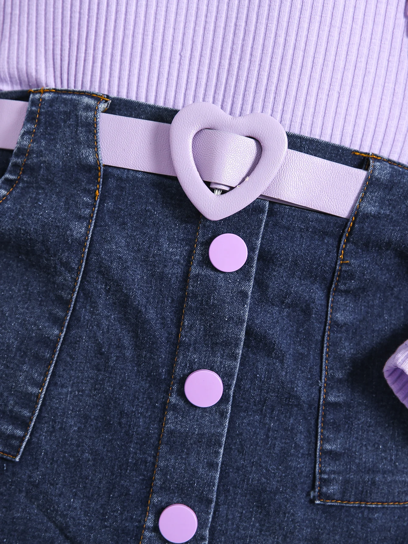 Милый цветной топ с воротником-хомутом для девочек несколькими пуговицами и