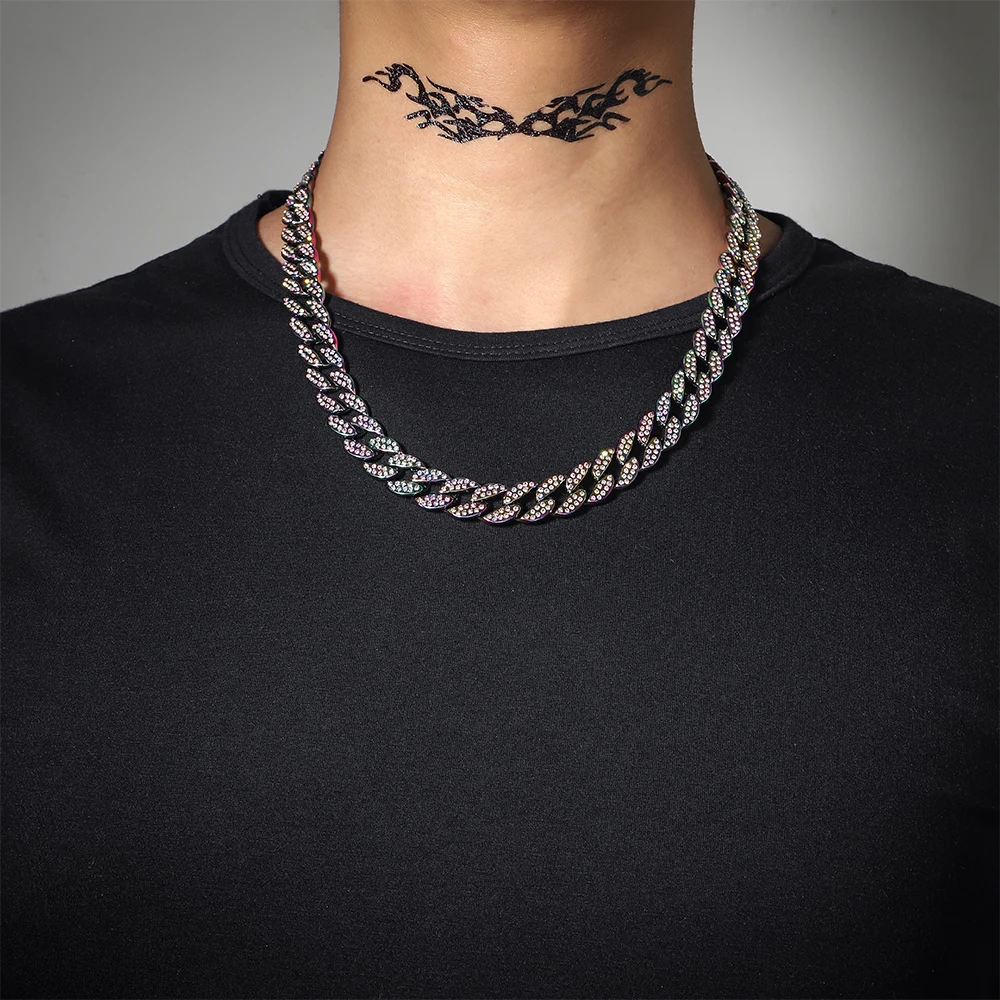 

Fashion Trend Cuba Necklaces for Women Men Long Chain Hip Hop Necklace Neck Collar Fashion Men Couple Jewelry Gift For Friends