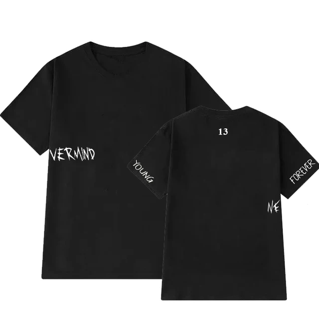 Футболка Jimin Nevermind с татуировкой 