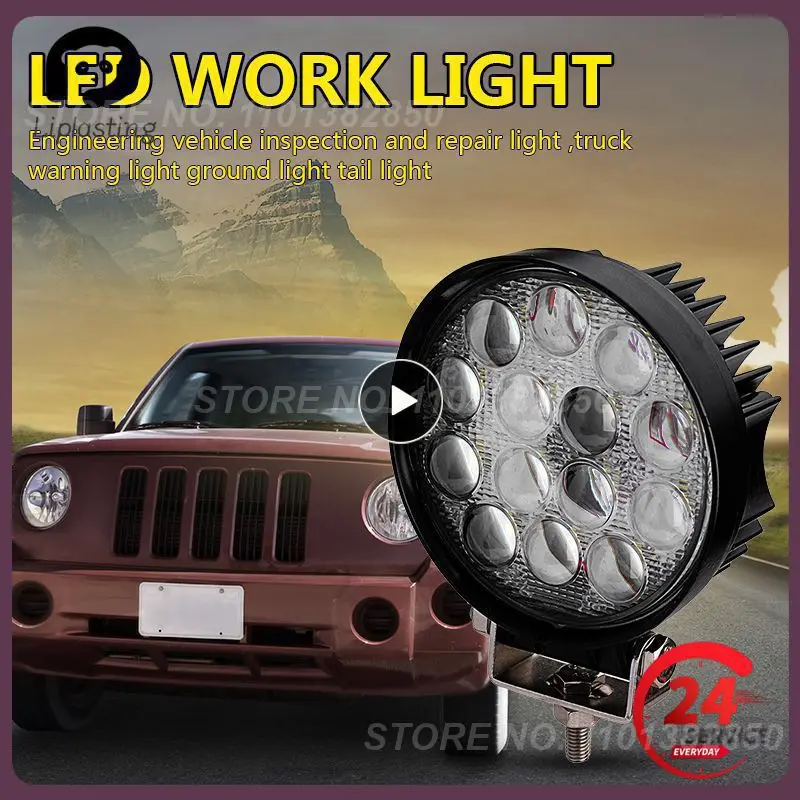 42 Вт, 4 дюйма, Φ для внедорожника, лодки, трактора, грузовика, 4x4, полноприводного автомобиля, внедорожника, квадроцикла, Φ Bar 12V 24V 6500K