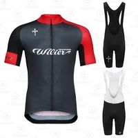 2022 wilier mens cycling suit anti uv men cycling jersey set summer cycling set mountain bike outfit clothes cycling clothing
