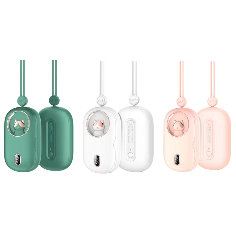 

Hand Warmer 10000 Mah USB Power Bank Electric Portable Pocket Hand Warmer Digital Display Multi-Function