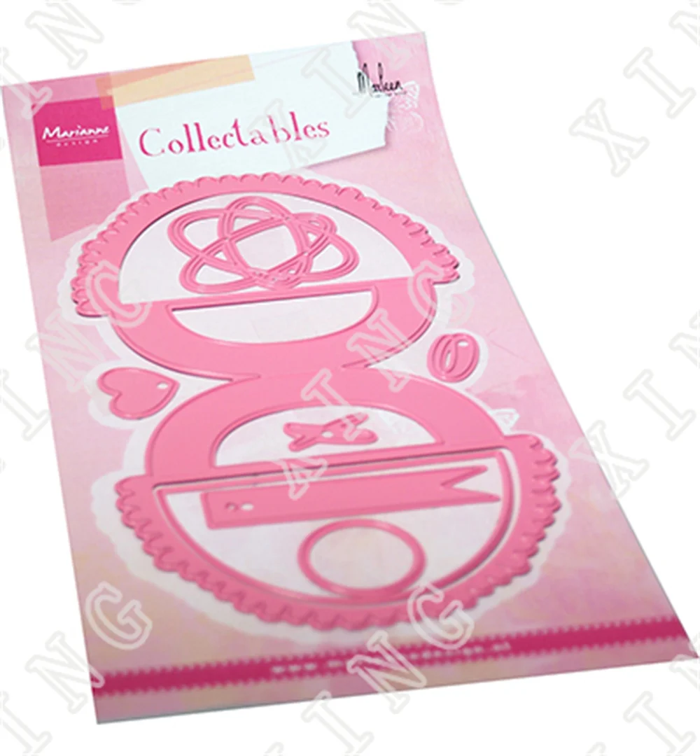 

Love Heart Circle Half Circle New Metal Cutting Dies for Diy Scrapbooking Crafts Stencils Maker Photo Album Template Handmade