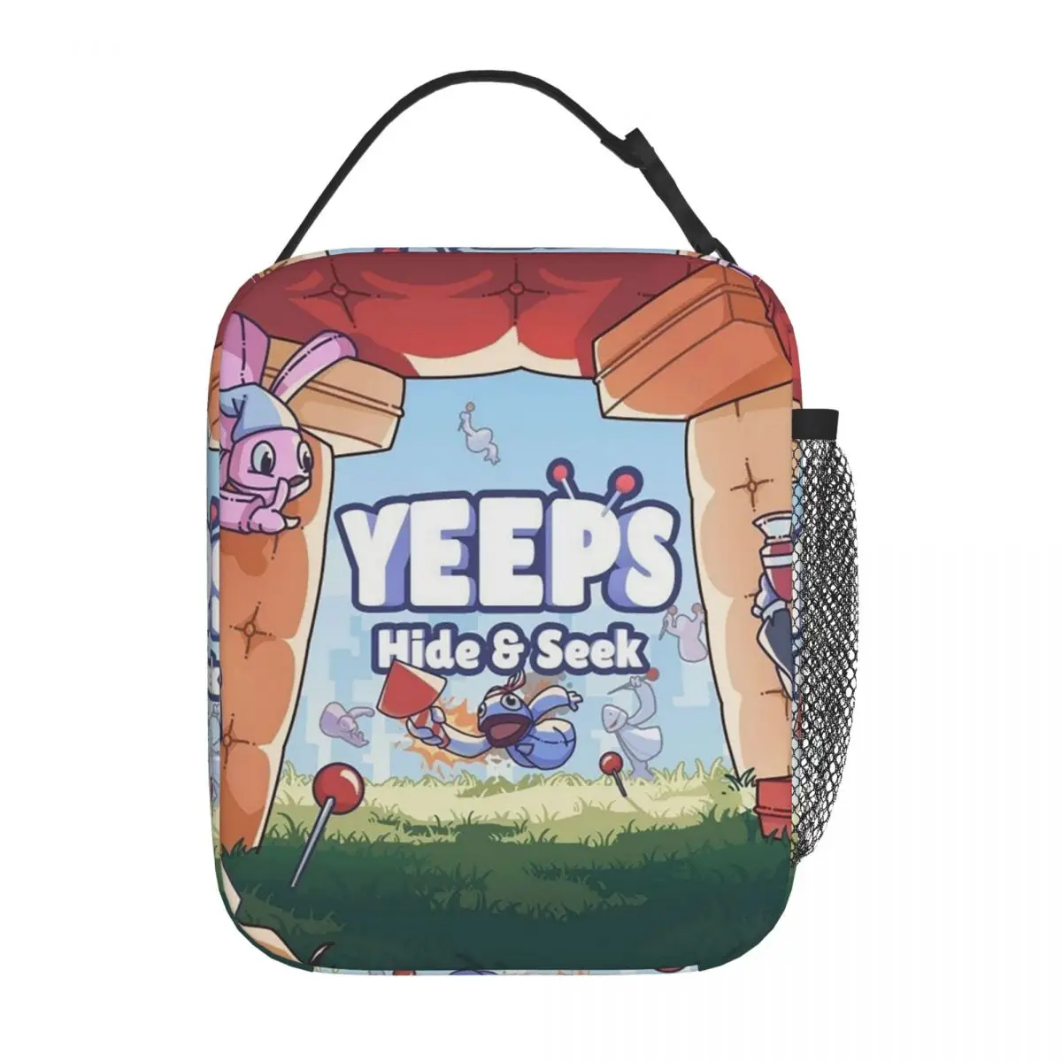 Фото Термосумка для обедов Yeeps Hide And Seek для женщин и детей, герметичная, для хранения продуктов, термосумка-тоут №5