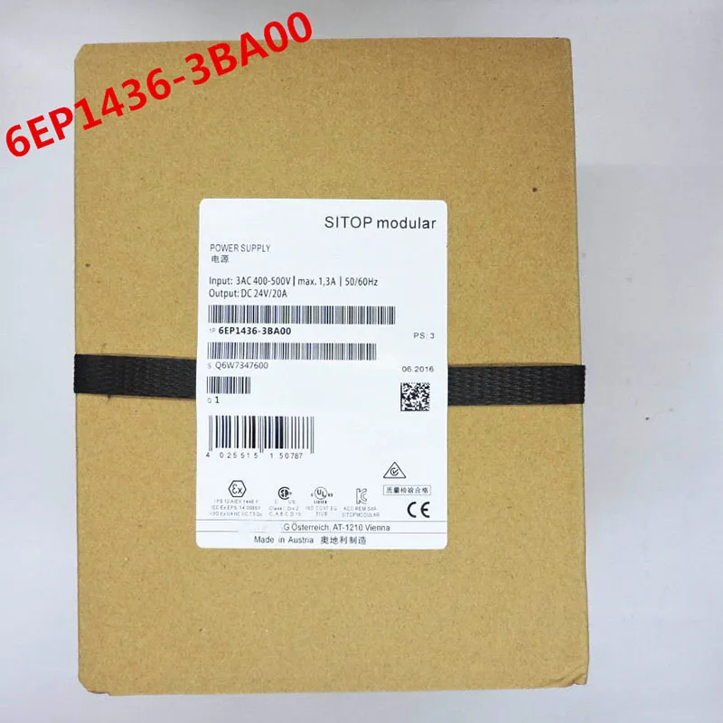 

100% оригинальный новый 2 года гарантии 6EP1436-3BA00