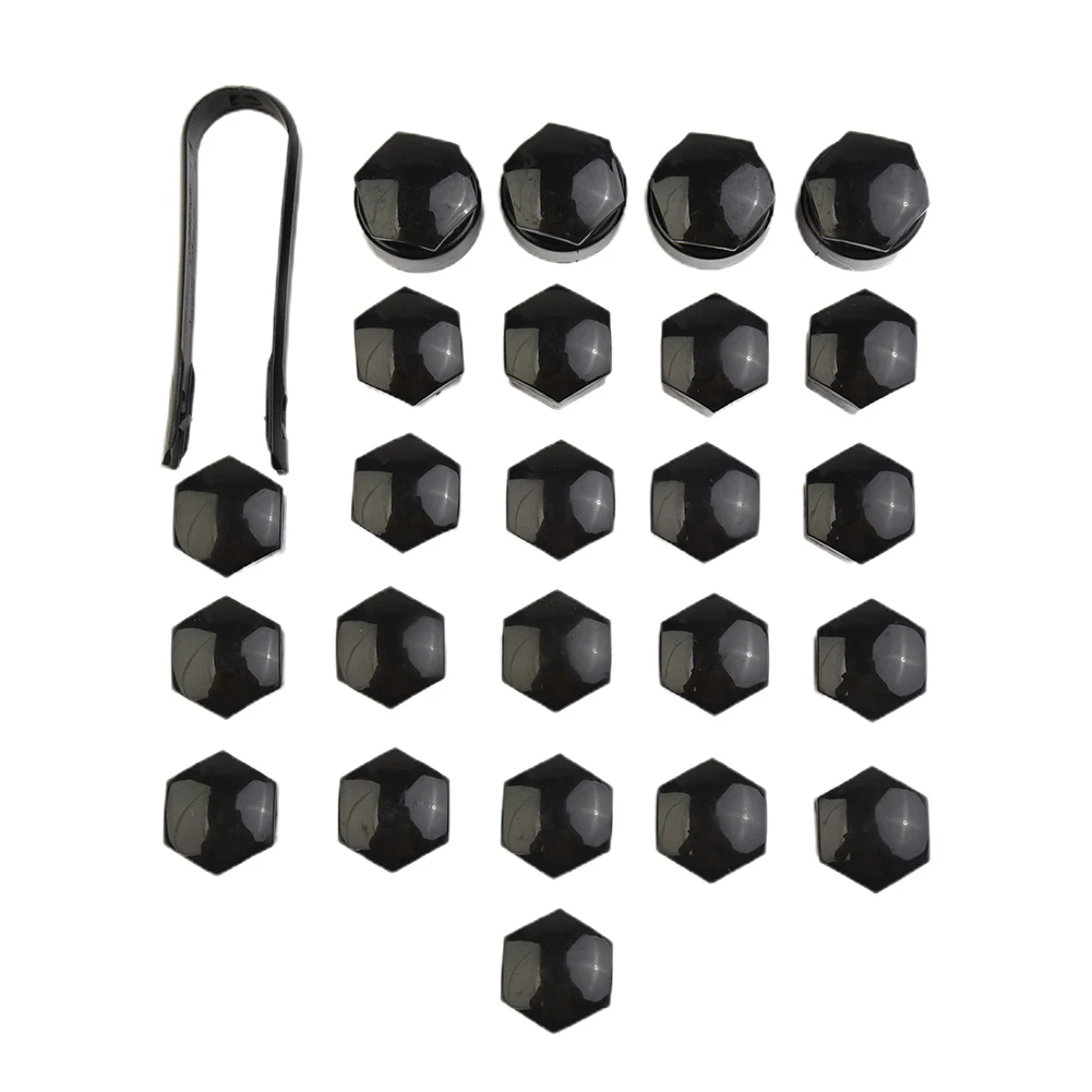 17 мм черные накладки на колесные гайки шпильки крышка стильные чехлы для