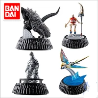 bandai genuine ultraman godzzilla king ghidorah megalon hg series nd9 scene action figure model desktop ornament toys