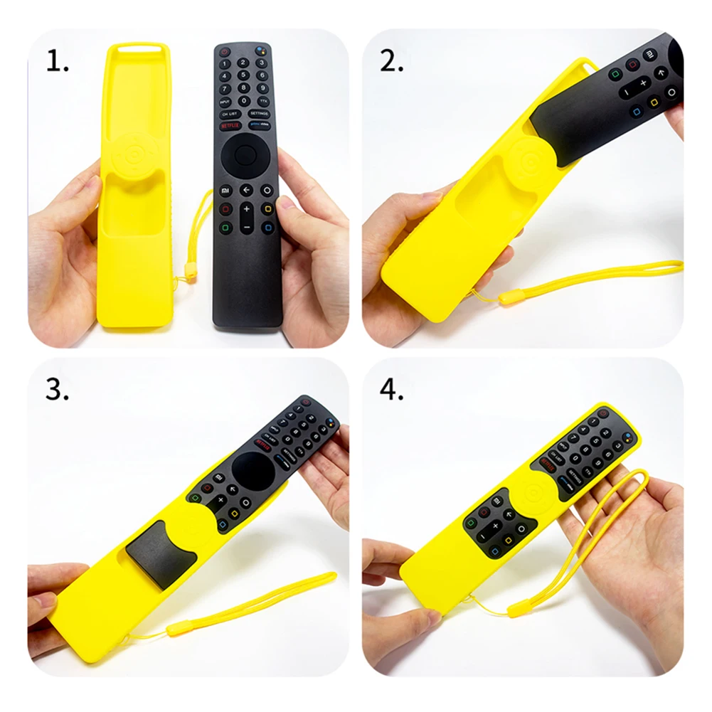 Силиконовый чехол для телевизора со шнурком защита пульта дистанционного