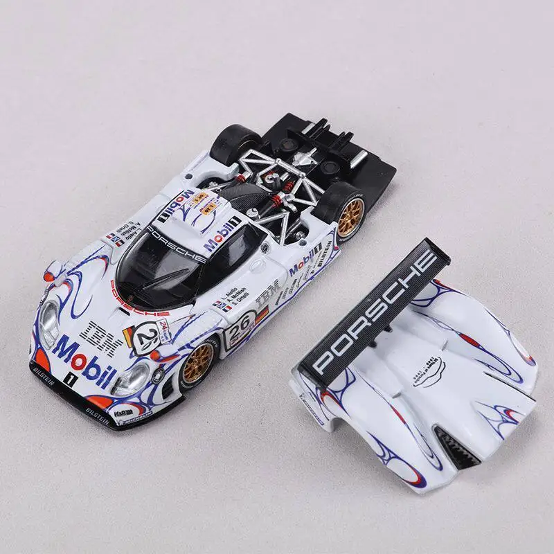 Фото Масштабная модель автомобиля 911 GT1 Le Mans 24-Hour Endurance Racing из литого металла, 1:64 №3
