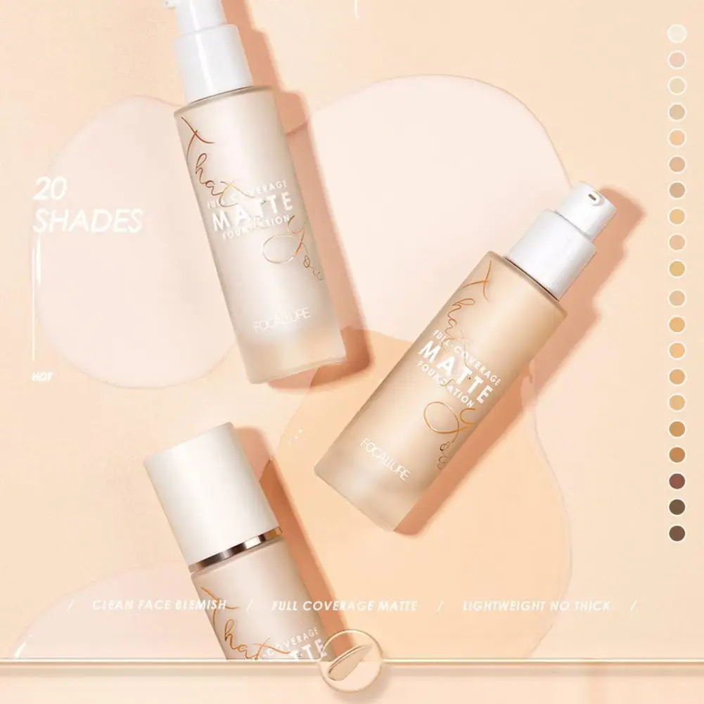 

Foundation Base Cream Waterproof Facial Makeup Matte Professional Foundation Base Cream for Party