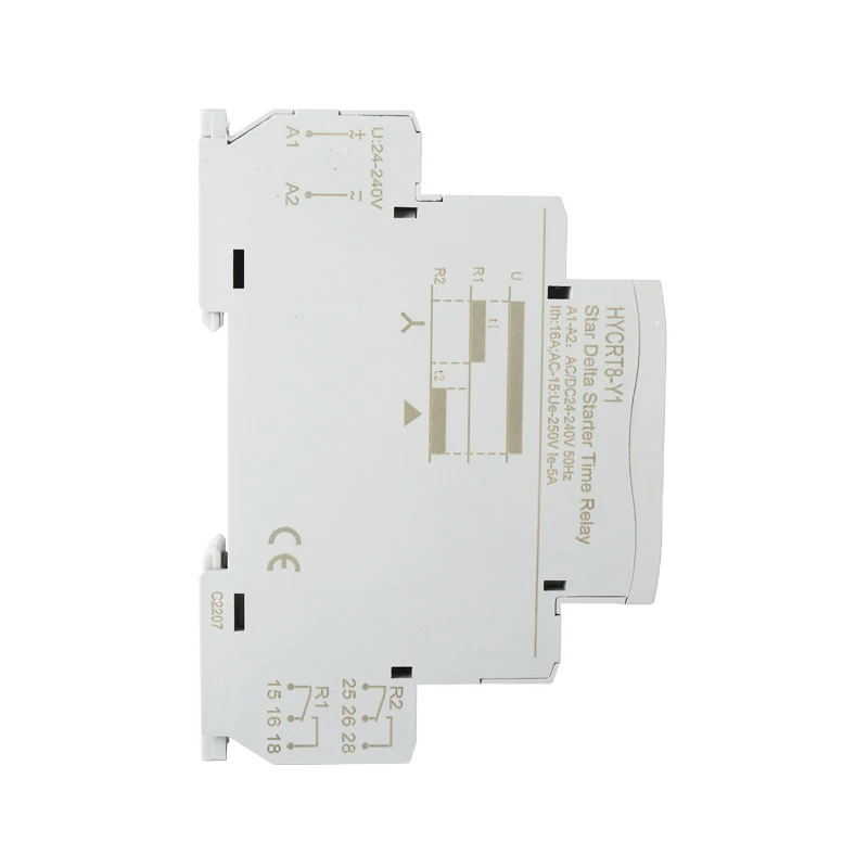 СВЕТОДИОДНЫЙ цифровой дисплей CSQ HYCRT8-Y Дельта реле стартер двигателя 230 В