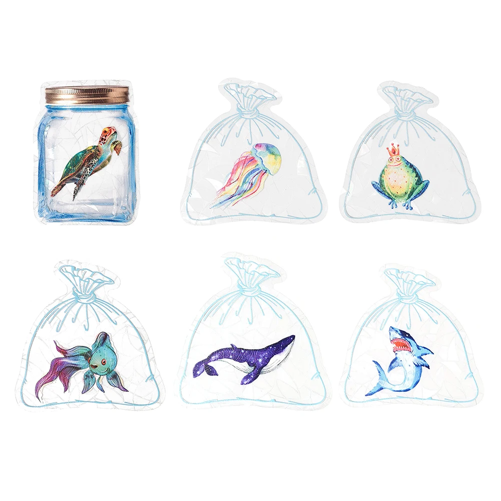 

3D наклейки на окно в виде звезд, бабочек, радуги