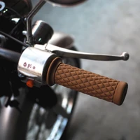 motorcycle retro rubber classic motorbike handle bar unviersal 22mm vintage moto handlebar cafe racer motorcycle grip parts