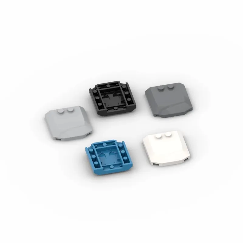 50 шт. MOC parti 45677 cuneo pendenza curva 4x4x2/3 triplo curvo mattoni совместибилизация fai da te blocchi particelle giocattolo