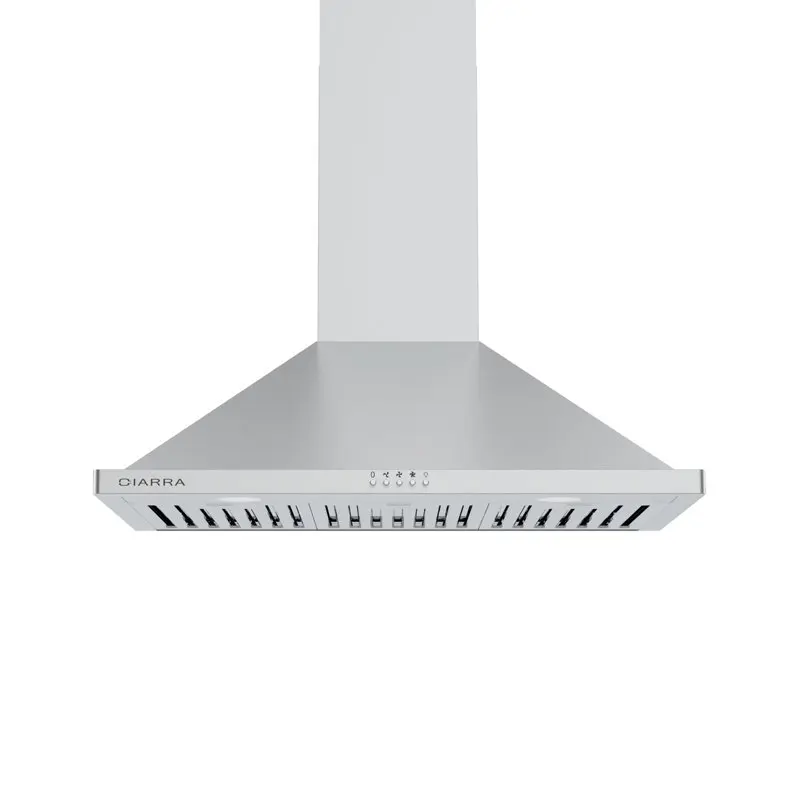 

Hood 30 inch 450 CFM Wall Mount Vent Hood with 3 Speed Exhaust Fan in Stainless Steel CAS30275