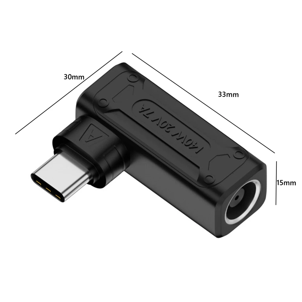 Разъем питания PD 140 Вт для ноутбука адаптер постоянного тока в USB C конвертер 5 В 9 20