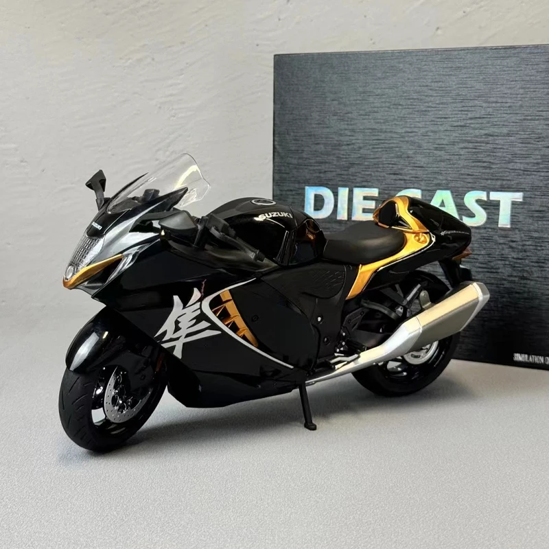 1:9 Suzuki Hayabusa GSX-1300R мотоцикл из сплава литая под давлением модель диванная и легкая