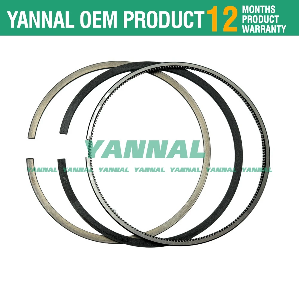 Для Kubota V3300 V3300T комплект поршневых колец 2*2*3 мм для экскаватора Bobcat S250