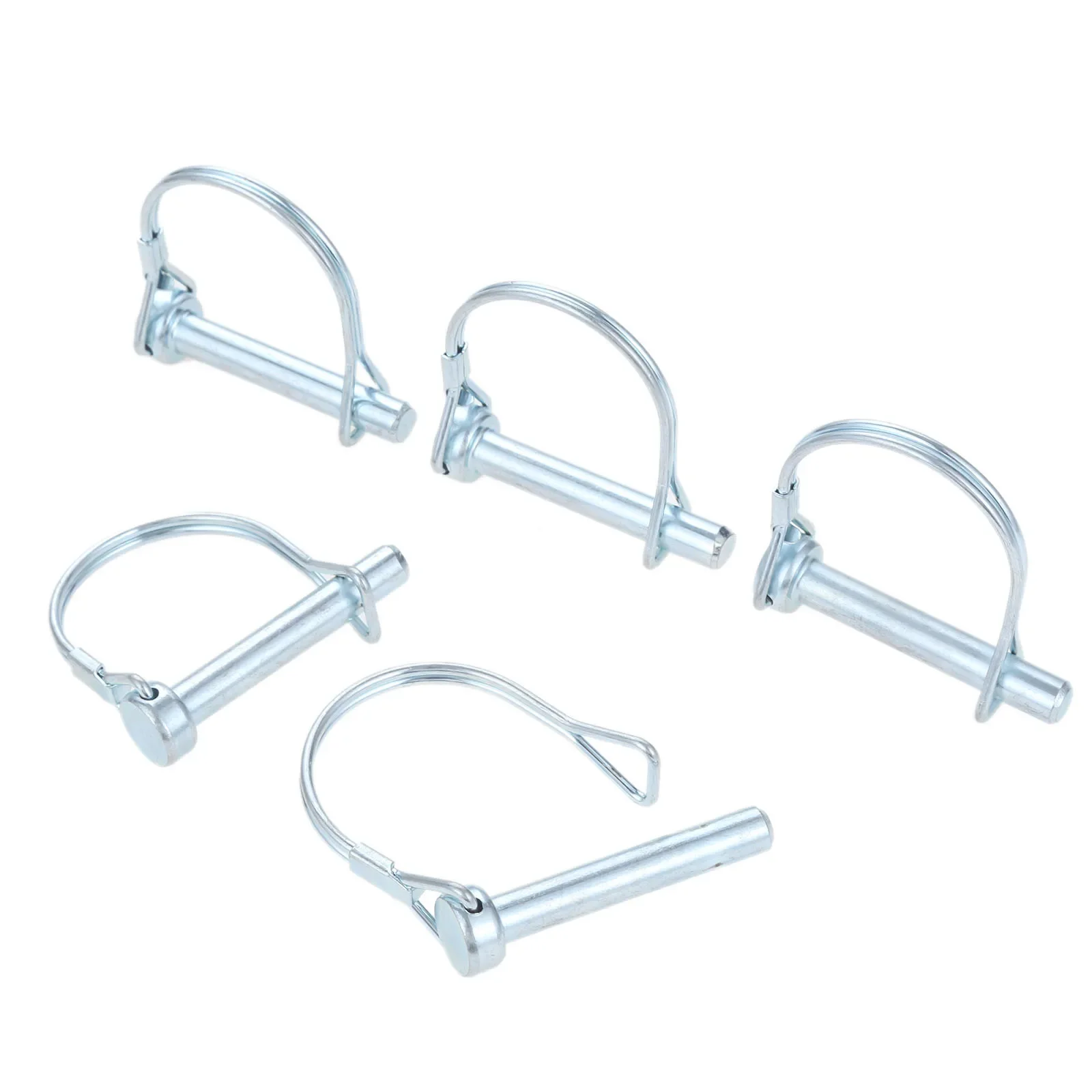 

5/4/2 шт. D-образный соединитель, предохранительный штифт, стопорное кольцо вала, разделенный сцеп для автомобиля, прицепа, грузовика, фермы, газона, сада M6 M8 M9 M9.5 M10 M12