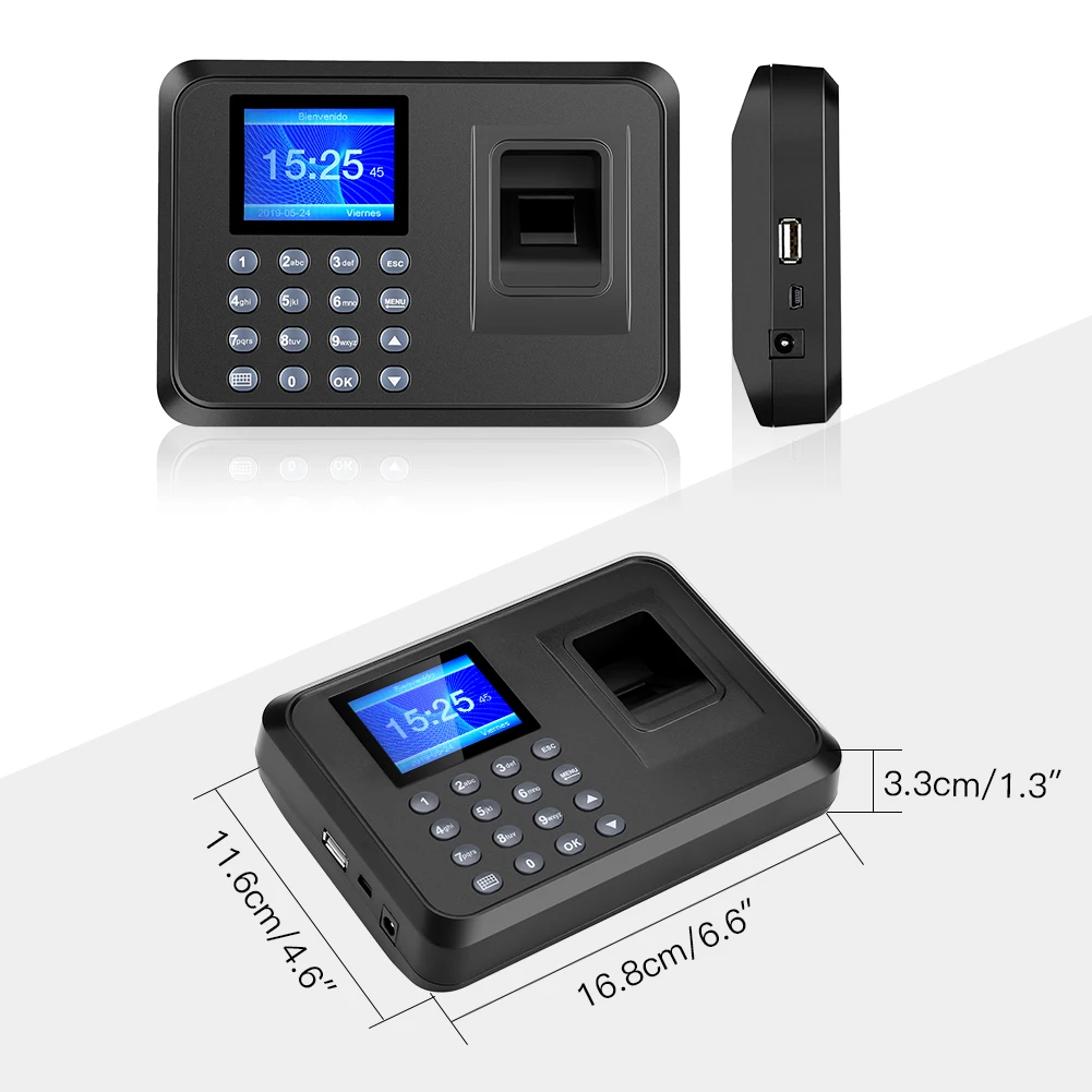 

Fingerprint Attendance Machine Intelligent Biometric Fingerprint Time Attendance Machine Time Clock Recorder Device Employee