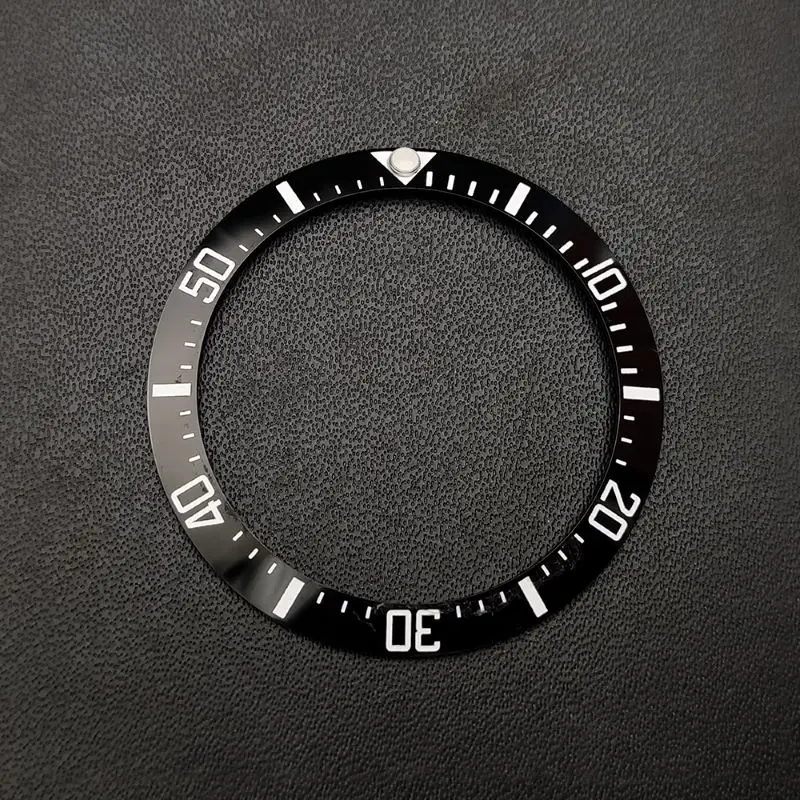 38mm Blue Luminous Bead Ceramic Bezel Inserts Into Diving Case Bezel Inner Diameter 30.5mm For 40mm Men's Case Watch Accessories