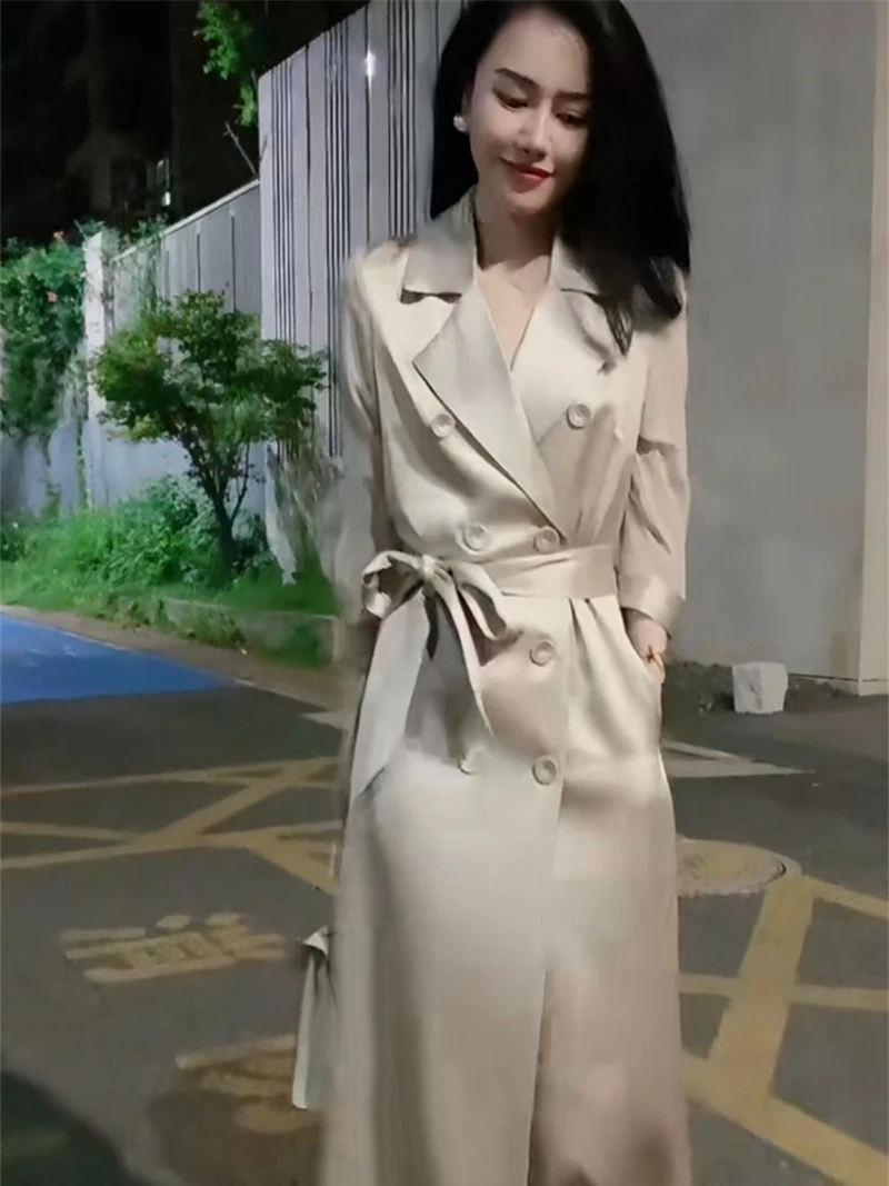 Tiktok Популярная та же модель что и онлайн-пальто знаменитостей 2023 осенний новый