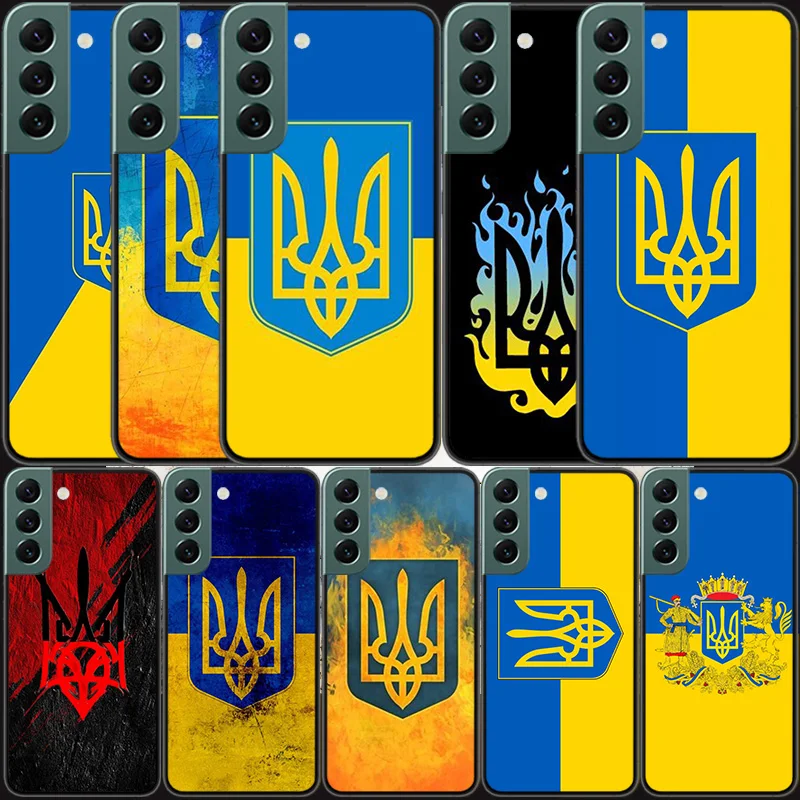 

Ukraine Flag Phone For Samsung Galaxy S20 FE S21 Plus S22 Ultra Case S10 Lite S9 S8 S7 Edge F52 F62 Cover Silicone Soft