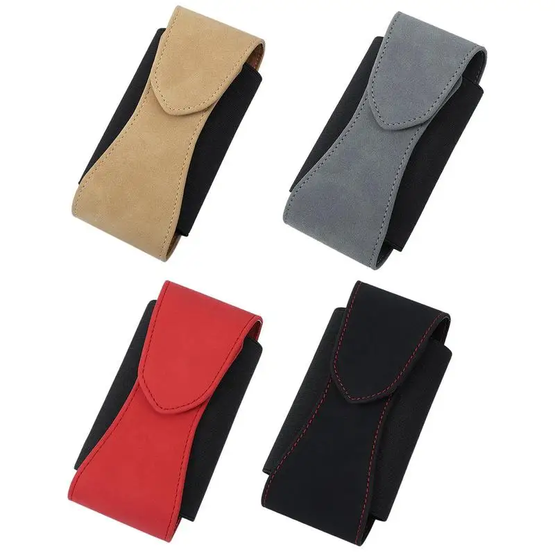 

Auto Glasses Holder Protective Box Universal Sunglasses Storage Organizer Clip Card Ticket Holders Auto Interior Accessories