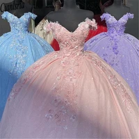 bealegantom lilac sequins quinceanera dresses for 15 year ball gown v neck off the shoulder sweet 16 long prom party gown
