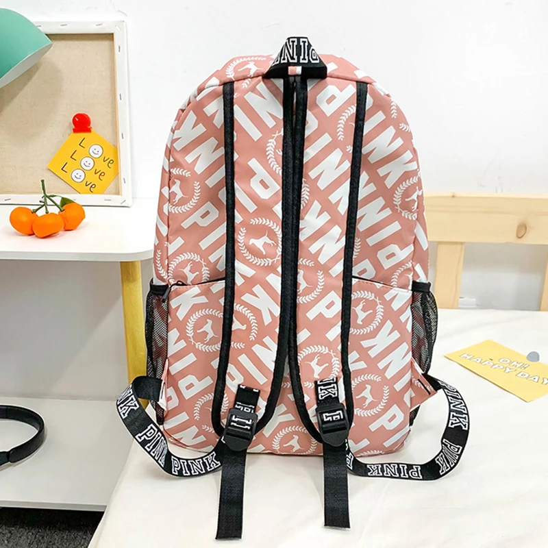 Women'S Trekking Backpack Monogram Gym Fitness Yoga Outdoor Climbing Travel Luggage Weekend Hiking Duffle Female Bag for Sports