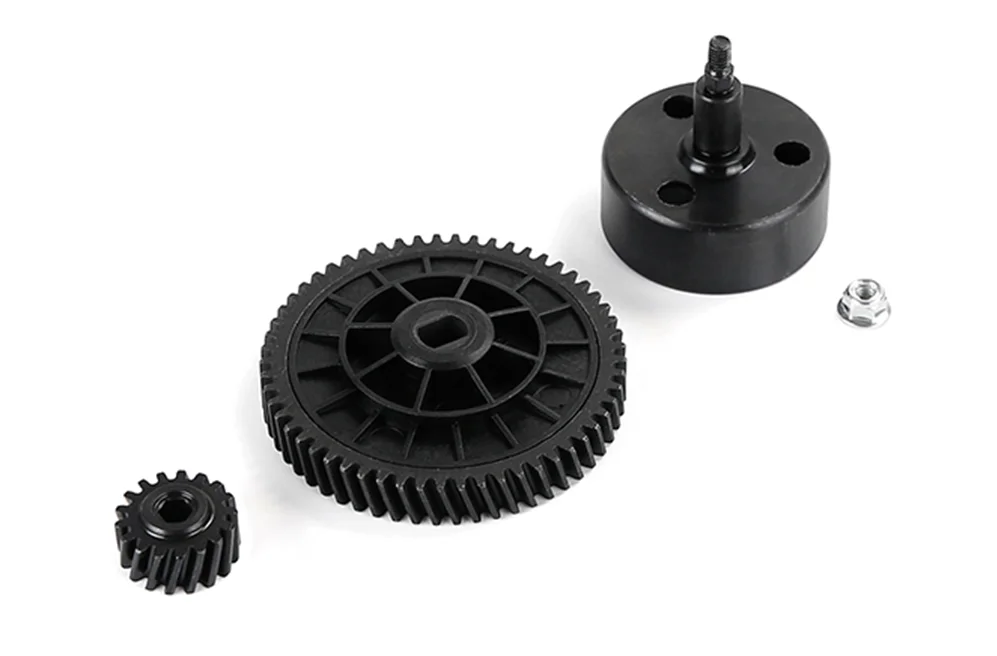 

FVITEU 57T/17T Lean Metal Gear kit（With HD hex style clutch bells）for 1/5 HPI Rovan Rofun Baja 5B SS 5T 5SC King Motor