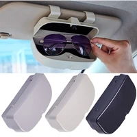 magnetic glasses case car sun visor sunglasses case organizer bracket stand sunshade car eyeglasses holder auto accessories