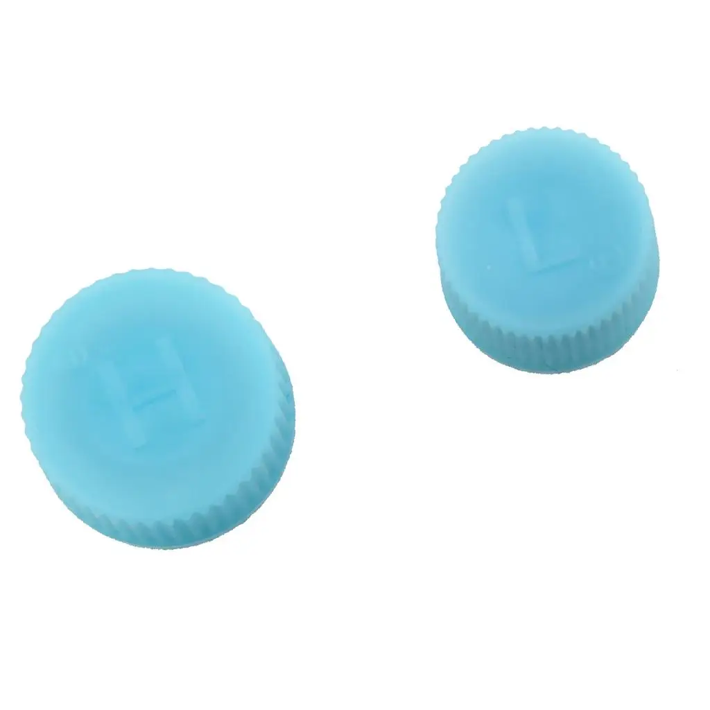 

Excellent quality 2 Pieces AC Hi Low Side Charging Port Service Valve Fitting Caps R134a R12 rubber seals inside