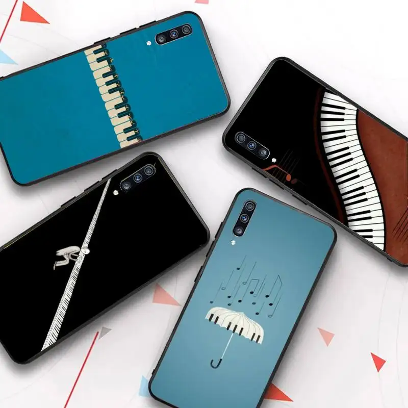 

Piano Keys Art Phone Case for Redmi 8 9 9A for Samsung J5 J6 Note9 for Huawei NOVA3E Mate20lite cover